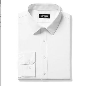 Express Men’s Slim Cut Dress Shirt, Print Design